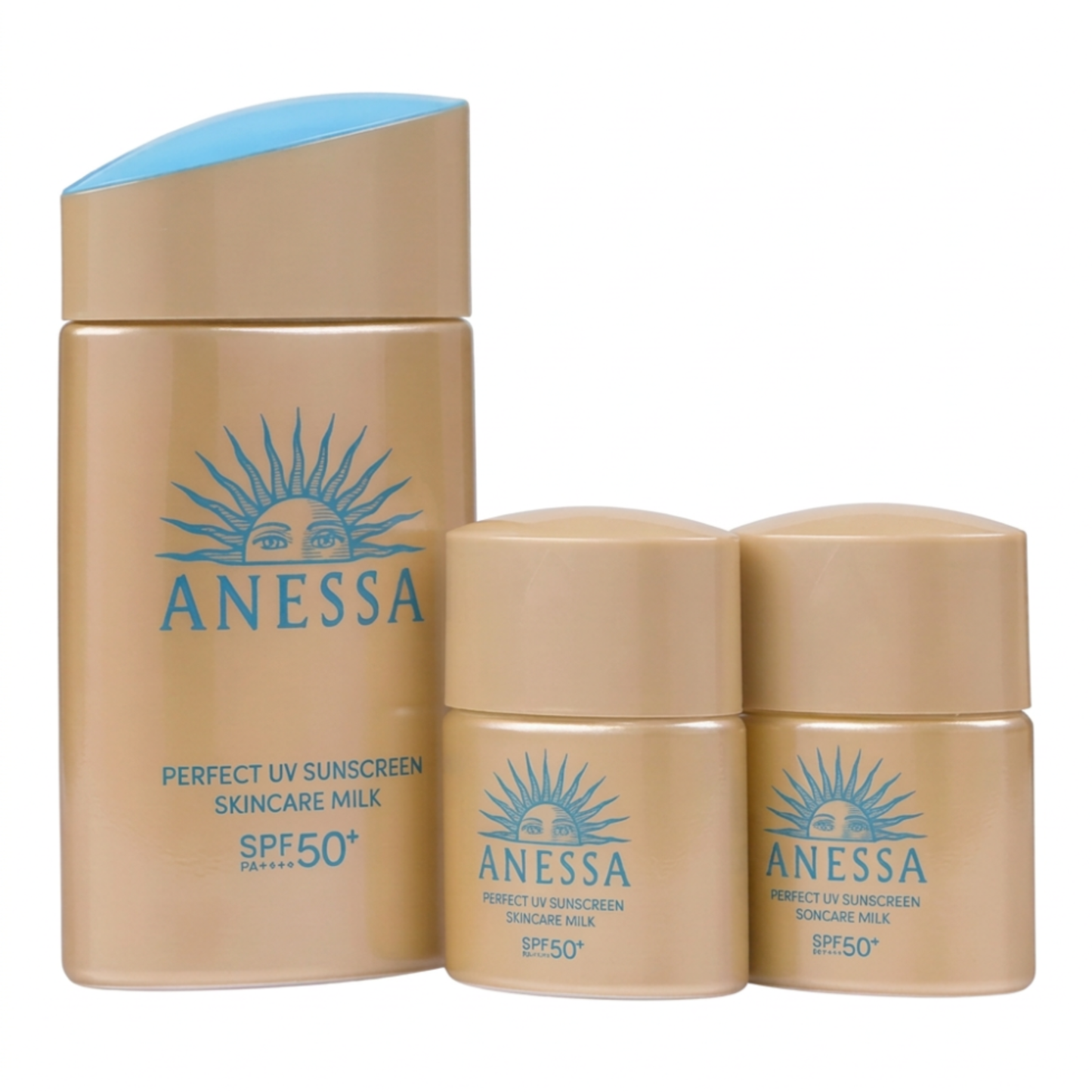 Anessa Perfect UV Sunscreen Skincare Milk NA Set SPF 50+ PA++++